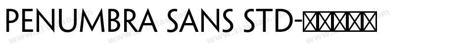 Penumbra Sans Std字体转换